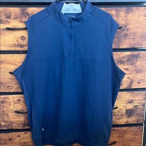 Men's Blue adidas Sleeveless Pullover